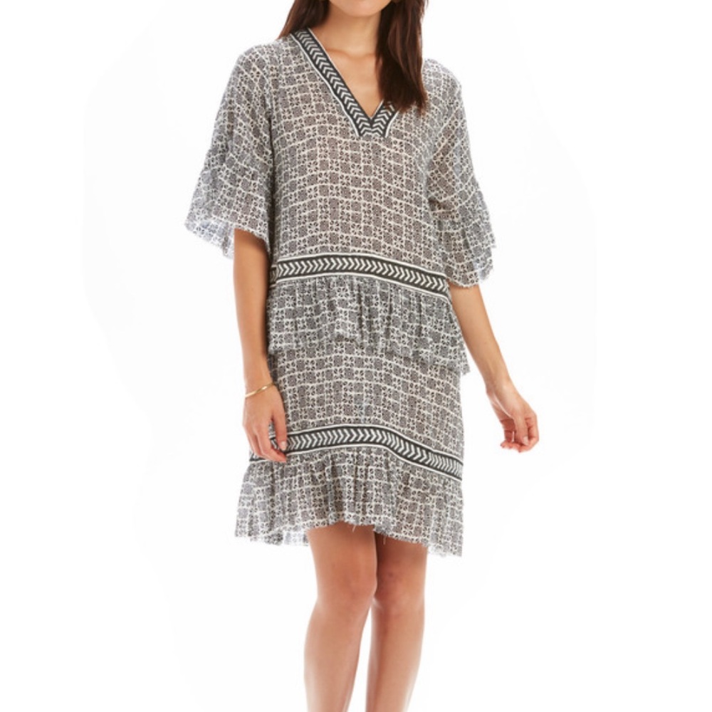 Lemlem Kafa Cotton Gauze Dress SZ XS VGUC